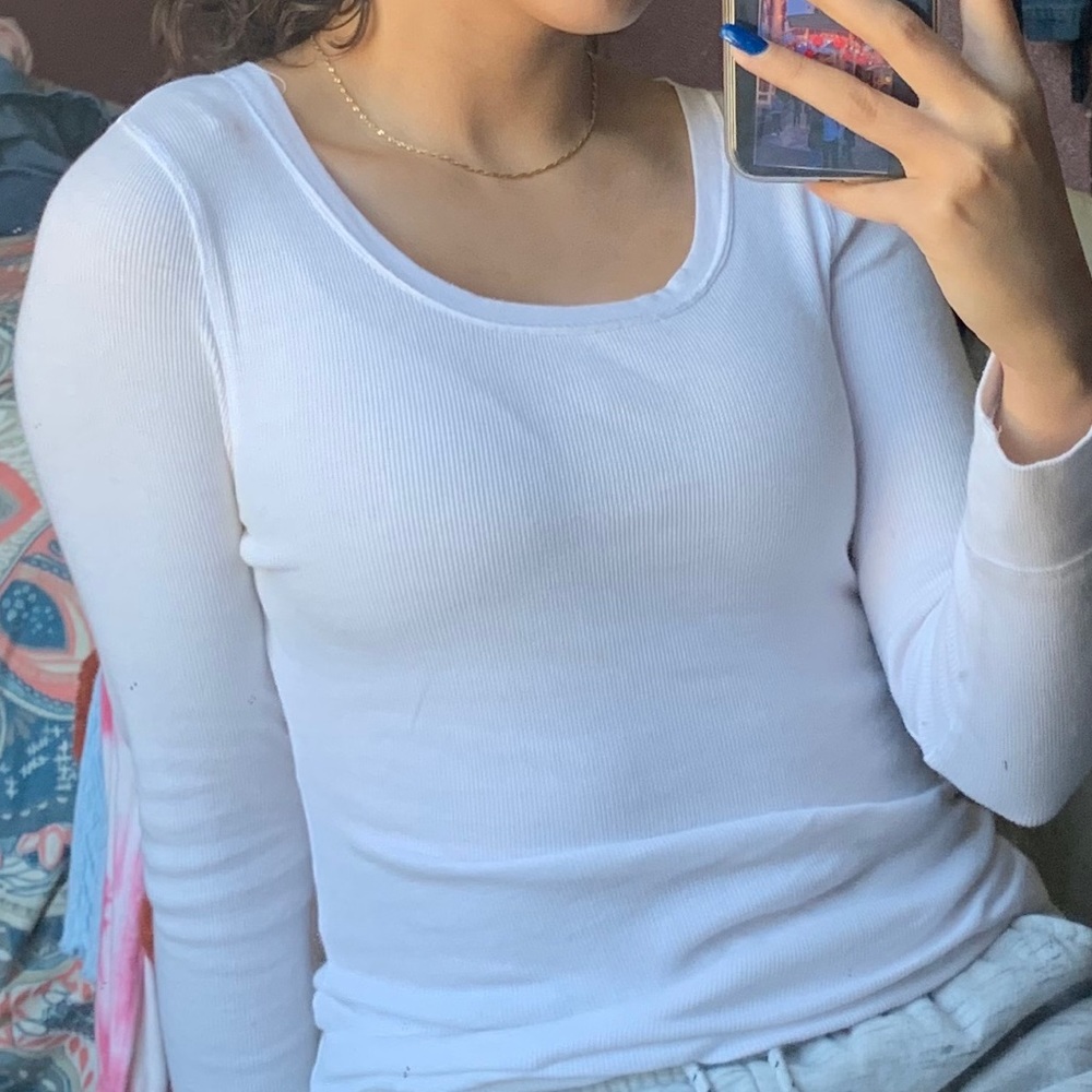 White long sleeve shirt